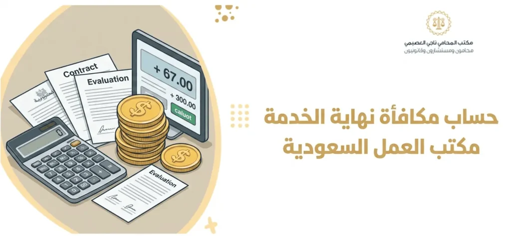 حساب مكافأة نهاية الخدمة مكتب العمل السعودية