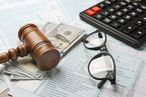 judge gavel money calculator eyeglasses tax forms 392895 349853